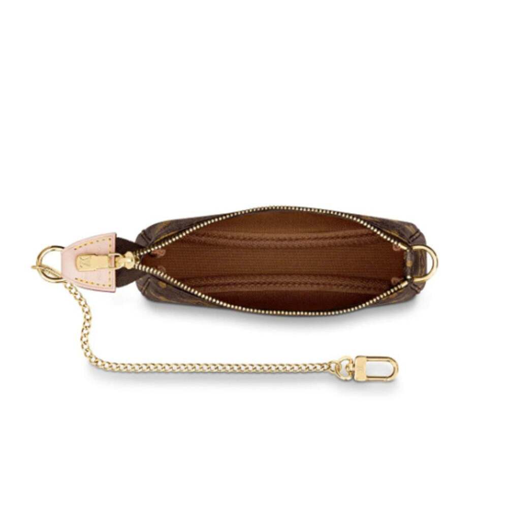 LOUIS VUITTON Authentic Brown Monogram Canvas Pochette Pouch - Picture 2 of 7